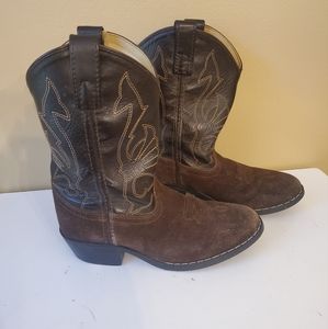 Masterson Boot Co cowboy boots. Boy or girl. Size 1.5  leather